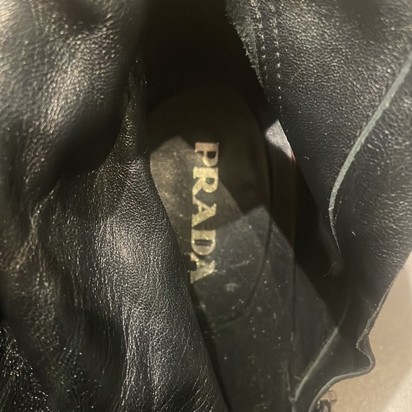 Prada platform black suede boots - Picture 5 of 7